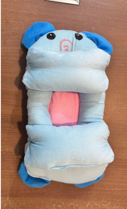 "Ergonomic Elephant Baby Head Shaping Pillow – Soft, Breathable & Doctor Recommended"