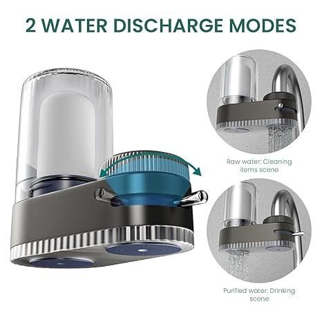 💧 Dual-Spout Faucet Water Purifier with 7-Stage Filtration