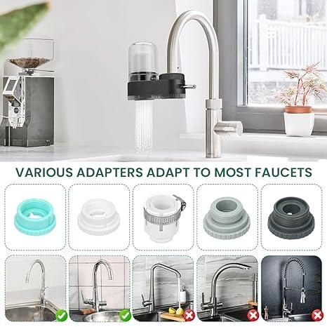💧 Dual-Spout Faucet Water Purifier with 7-Stage Filtration