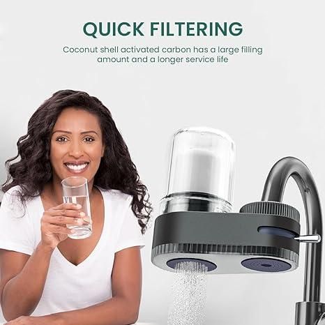 💧 Dual-Spout Faucet Water Purifier with 7-Stage Filtration