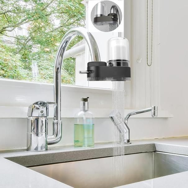 💧 Dual-Spout Faucet Water Purifier with 7-Stage Filtration