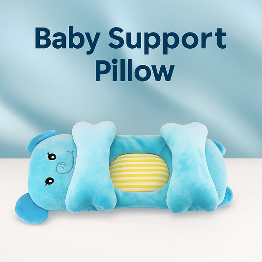 "Ergonomic Elephant Baby Head Shaping Pillow – Soft, Breathable & Doctor Recommended"