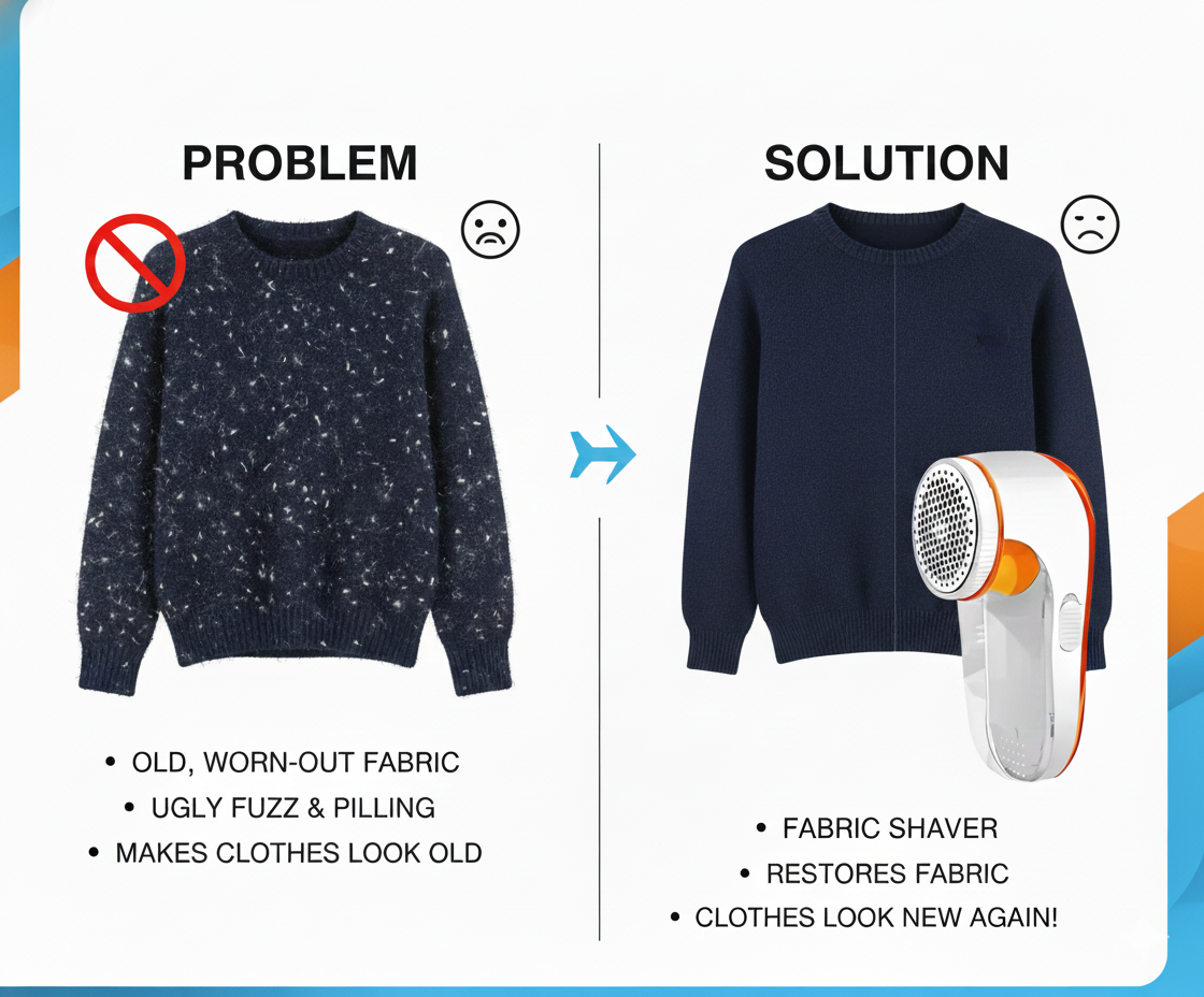 Lint Remover Roller for Clothes Pet Hair