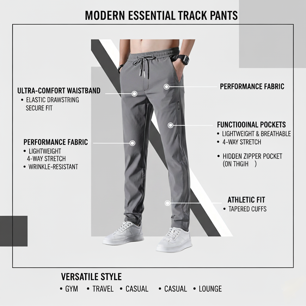 Men’s Premium Lycra Slim-Fit Track Pants – Combo Pack of 2 (Buy 1 Get 1 FREE)