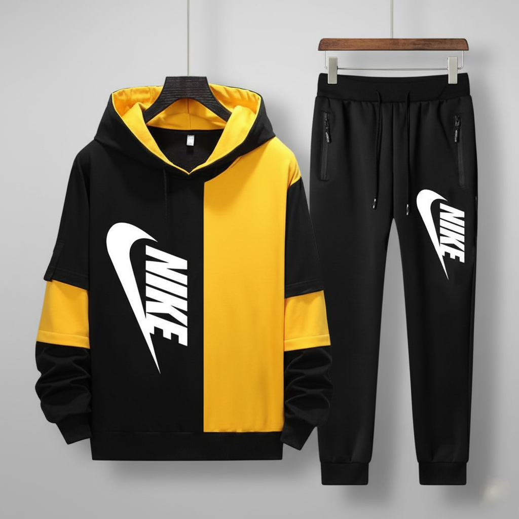 Nike Printed  Full Sleeves Regular Fit Mens Lycra Track Suit