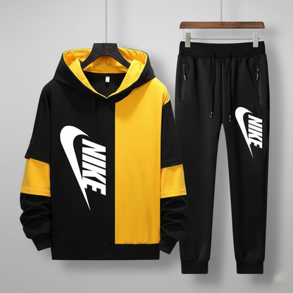 Nike Printed  Full Sleeves Regular Fit Mens Lycra Track Suit