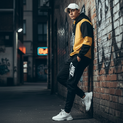 Nike Printed  Full Sleeves Regular Fit Mens Lycra Track Suit