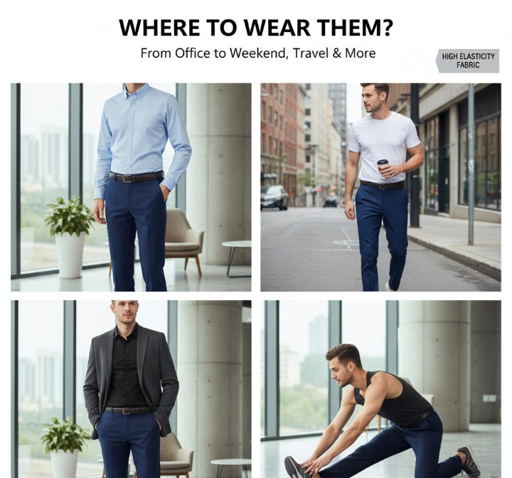 High Elasticity Men's Classic Pants (Buy 1 Get 2 Free🔥)